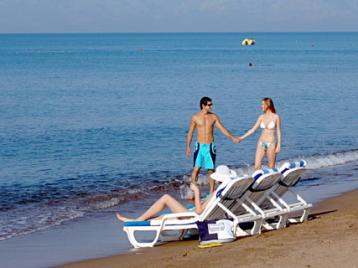 Хотел Titanic Deluxe Beach Resort - плаж