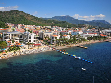 Хотел Goledn Rock Beach, Мармарис - панорама