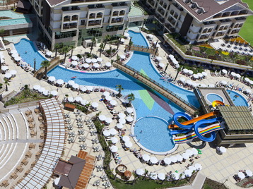 Crystal Palace Luxury Resort, Сиде - общ изглед